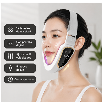 masajeador facial de 12 velocidades